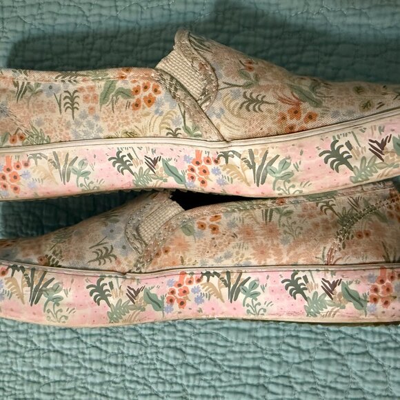 KEDS X RIFLE PAPER Co Double Decker Meadow Sneaker - Women's 8.5M, Pink Multi - Picture 8 of 9